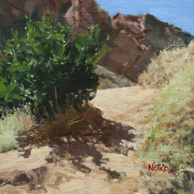 Red Rocks' End - 6 x 6